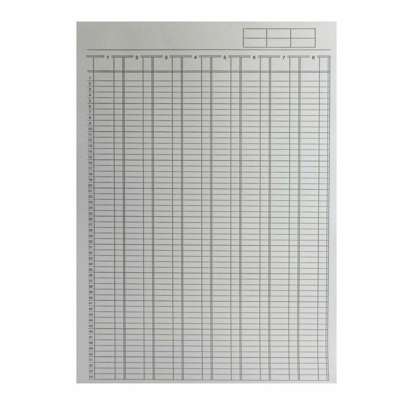 Q-Connect A4 8-Column Accounts Analysis Pad
