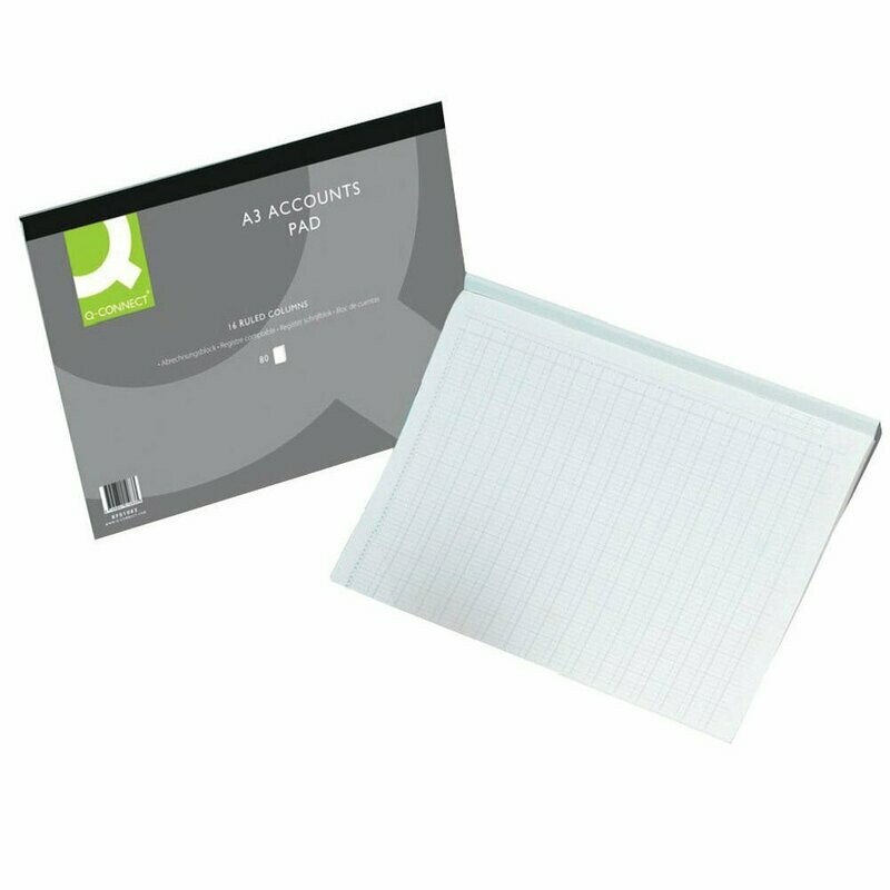 Q-Connect A3 16-Column Accounts Analysis Pad