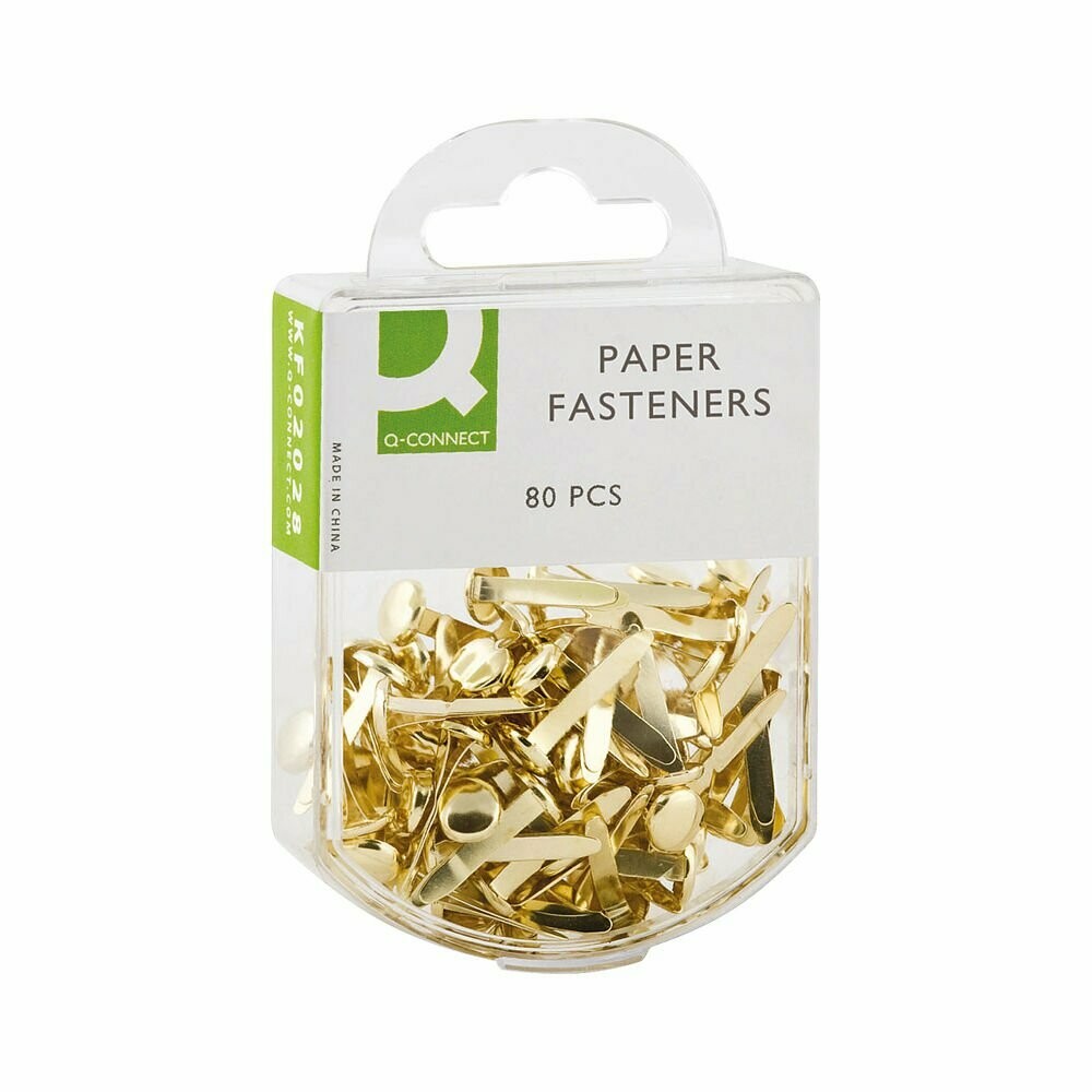 Q-Connect Paper Fastener 17mm (80 Pack)