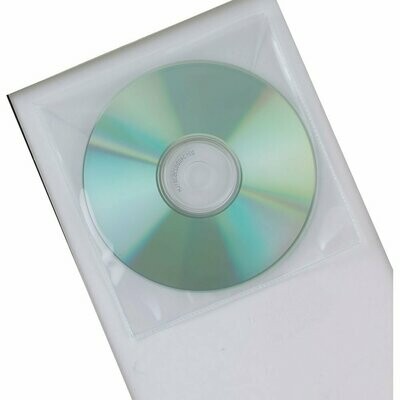 CD/DVD Envelope Polypropylene (50 Pack)