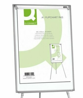 Q-Connect Plain A1 Flipchart Pad 40 Sheets
