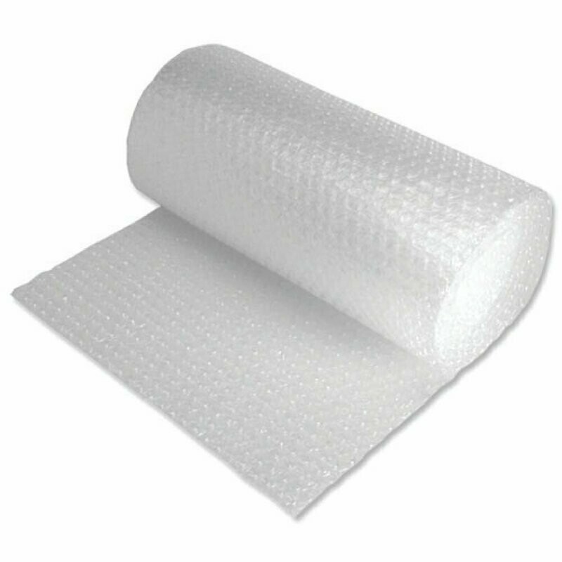 Bubble Film Roll Clear (Bubble Wrap) - Various Sizes