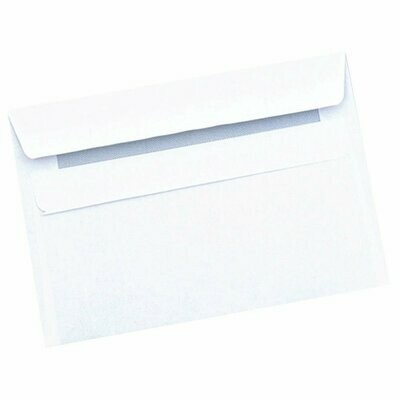 White C6 Wallet Envelope (50 Pack)