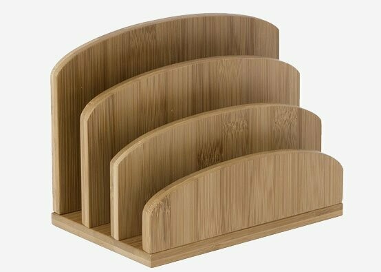 OSCO Bamboo Letter Holder