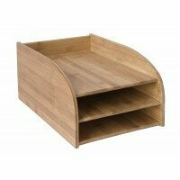OSCO Bamboo 3 Tier Letter Tray