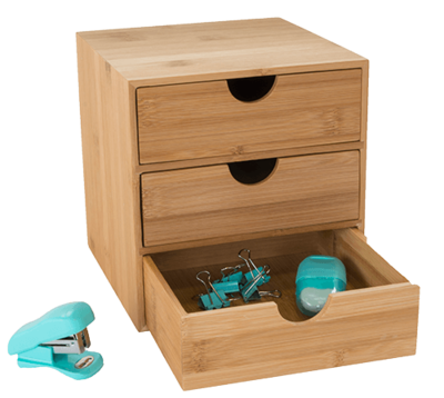 OSCO Bamboo 3 Drawer Chest