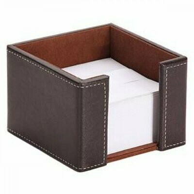 OSCO Brown Faux Leather Memo Block