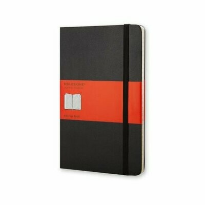 Moleskine Pocket Black Hardcover Address Book