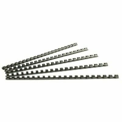 Black 8mm, 10mm & 12mm Binding Combs (100 Pack)