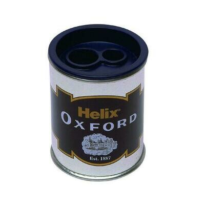 Helix Oxford Barrel Double Hole Pencil Sharpener