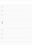 Filofax A5 White Ruled Notepad