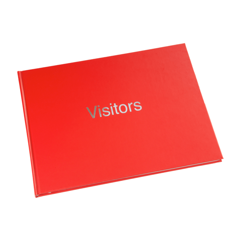 Visitor/Guest Book - Red