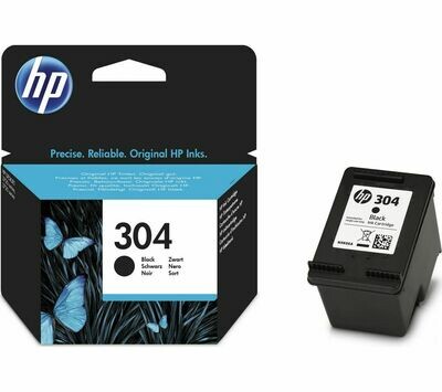 Genuine HP 304 Standard Capacity Black Ink Cartridge (N9K06AE)