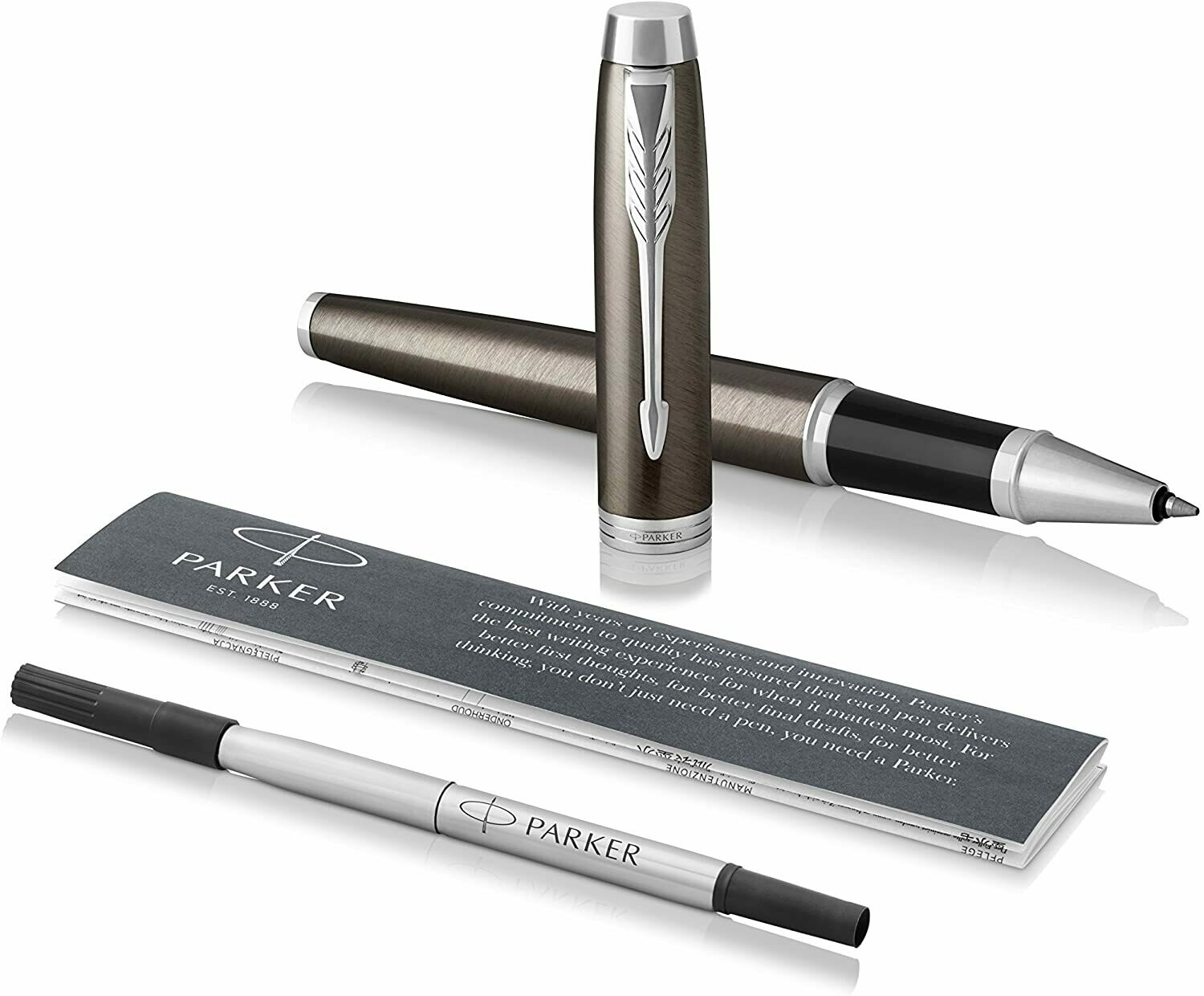 Parker IM Rollerball Pen - Dark Espresso with Chrome Trim Finish