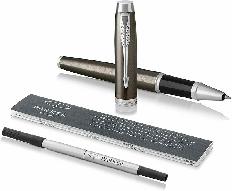 Parker IM Rollerball Pen - Dark Espresso with Chrome Trim Finish
