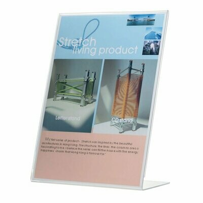 Q-Connect Slanted Sign Holder L-Shape