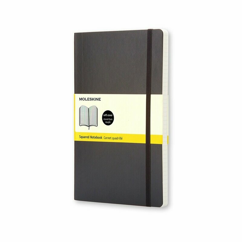 Moleskine Pocket Black Softcover Squared Notebook