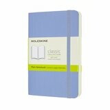 Moleskine Pocket Hydrangea Blue Softcover Plain Notebook