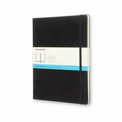 Moleskine Extra Large Black Hardcover Dotted Notebook