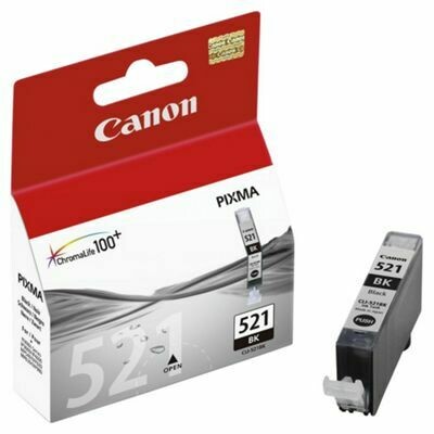 Genuine Canon CLI-521 Black Ink Cartridge