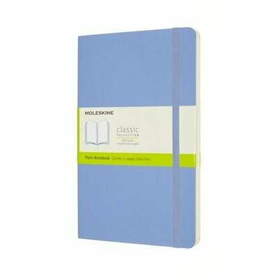 Moleskine Large Hydrangea Blue Softcover Ruled Notebook
