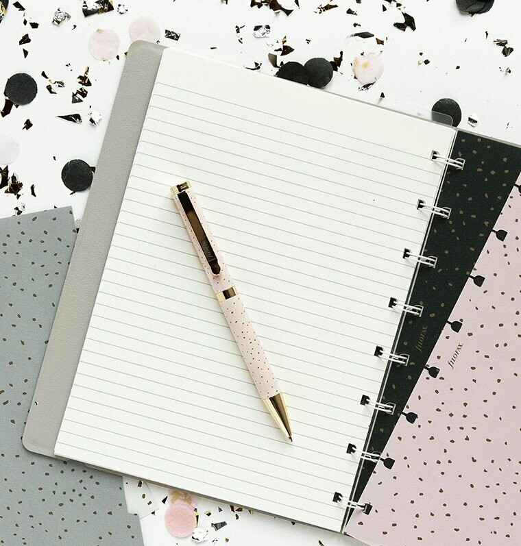 Filofax Confetti Ballpoint Pen - Rose Quartz