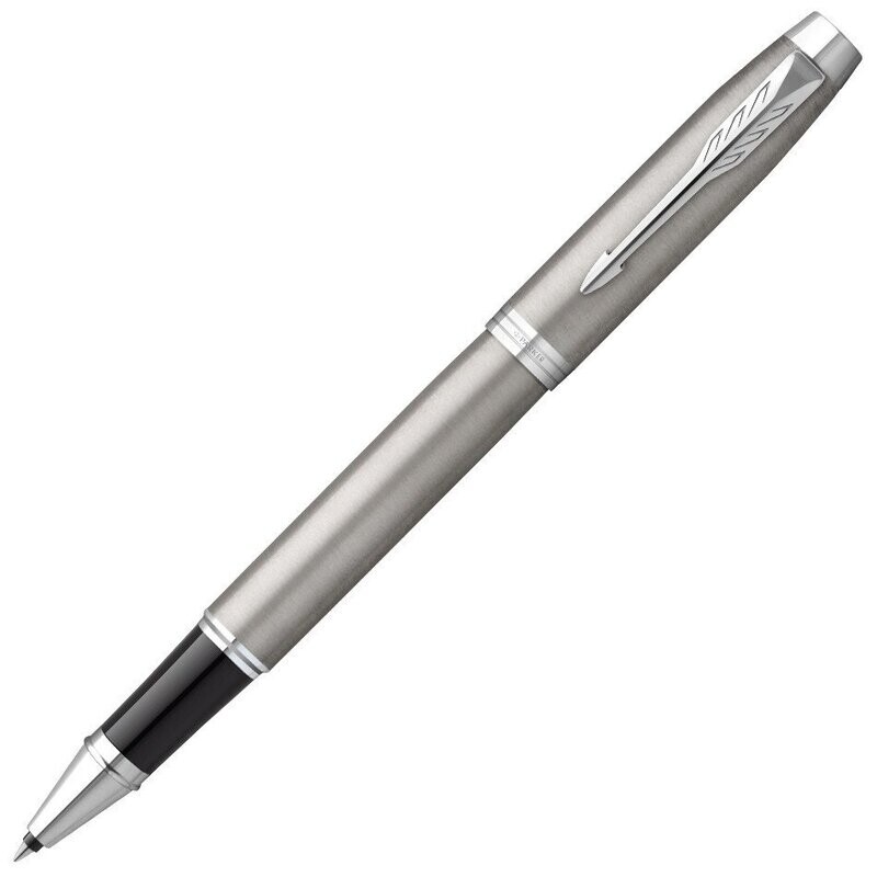 Parker IM Rollerball Pen - Steel with Chrome Trim Finish
