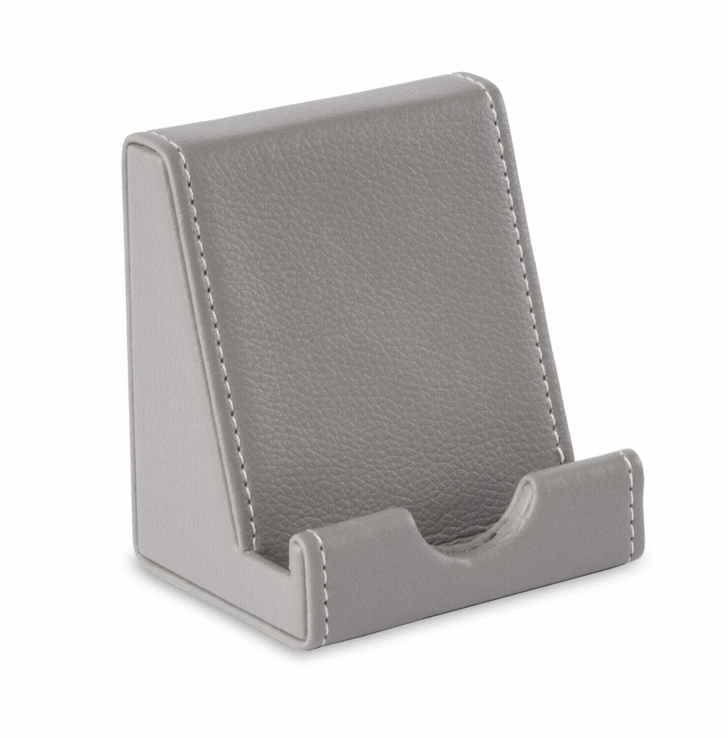 OSCO Grey Faux Leather Phone Holder