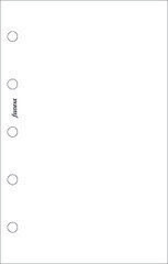 Filofax Mini White Plain Notepaper