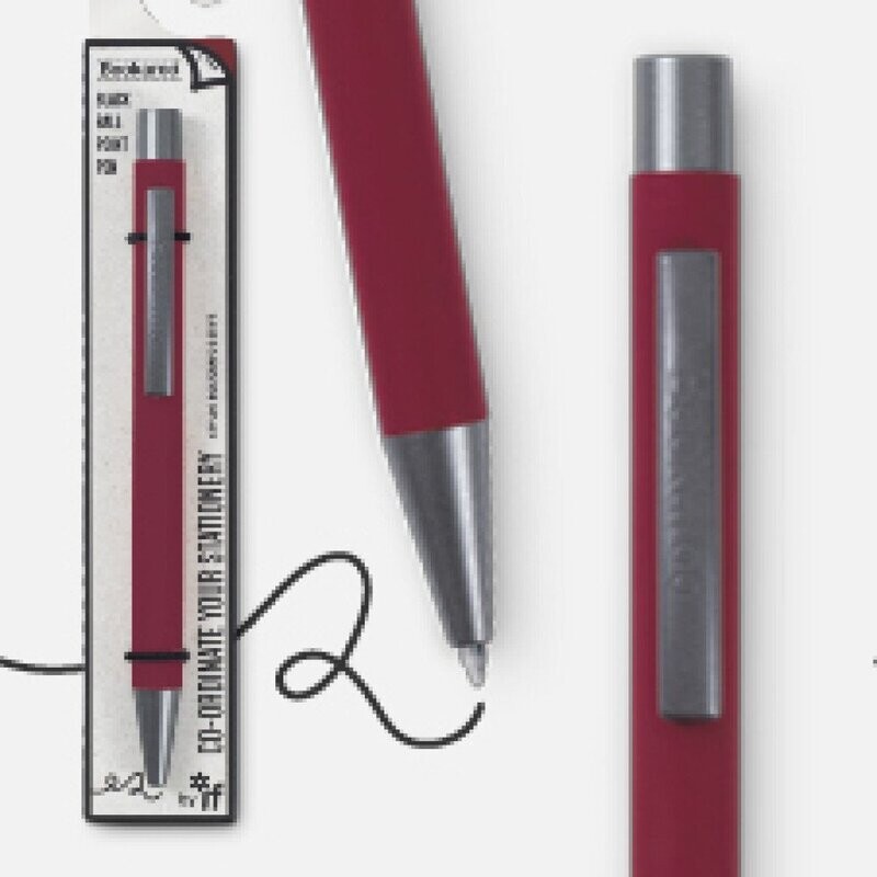 Bookaroo Ballpoint Pen - Dark Red