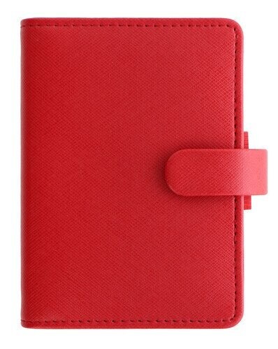 Filofax Saffiano Poppy Mini Organiser