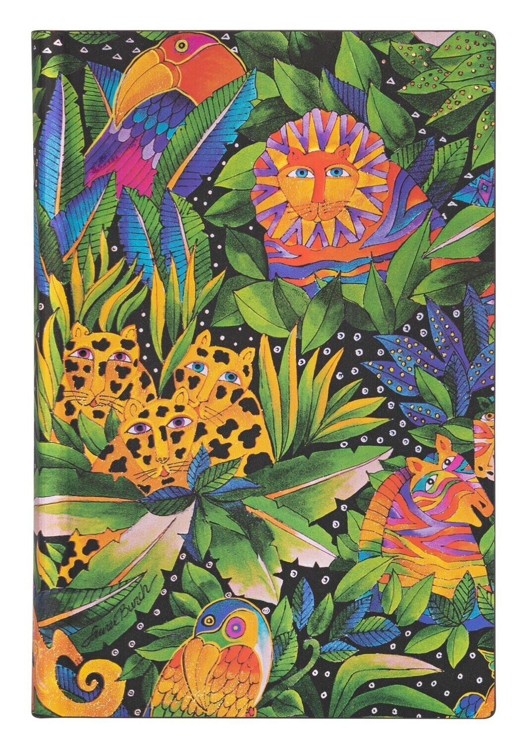 Paperblanks Flexi Softcover Mini Lined Notebook - Jungle Song