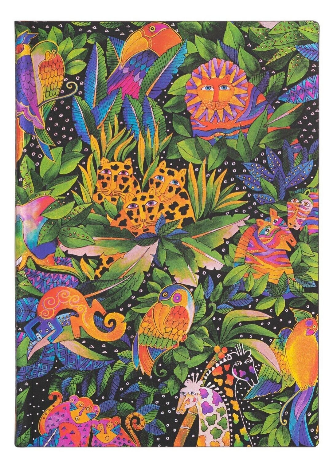 Paperblanks Flexis Softcover Midi Lined Notebook - Jungle Song
