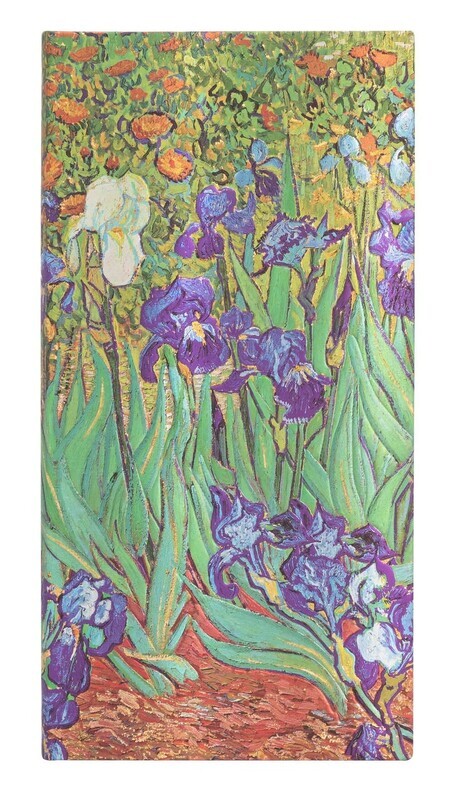 Paperblanks Slim Lined Notebook - Van Gogh's Irises