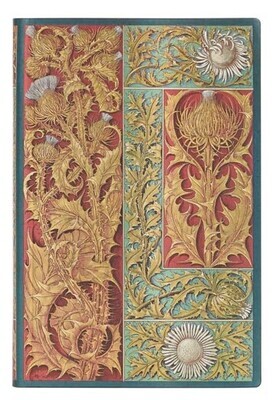 Paperblanks Flexis Softcover Mini Lined Notebook - Wild Thistle