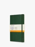 Moleskine Large Myrtle Green Softcover Ruled Notebook