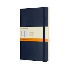 Moleskine Large Sapphire Blue Softcover Ruled Notebook