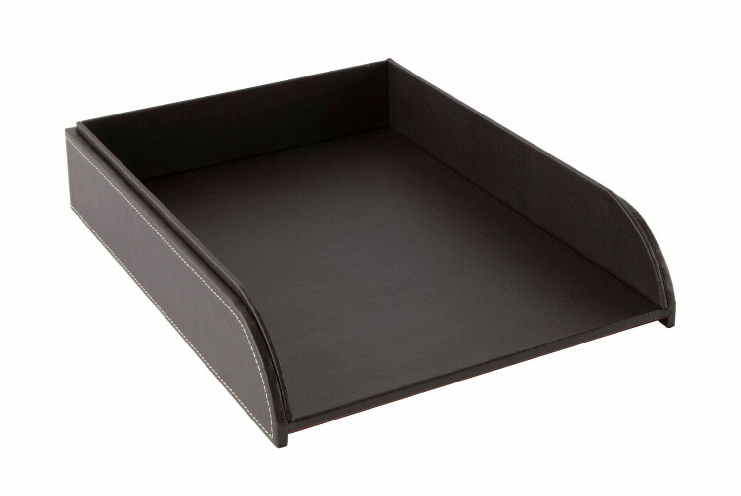 OSCO Brown Faux Stacking Letter Tray