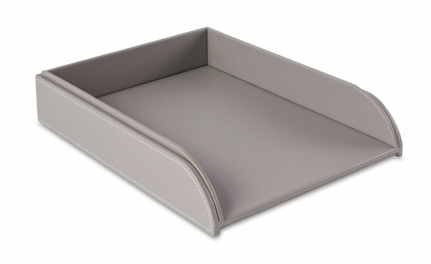 OSCO Grey Faux Stacking Letter Tray