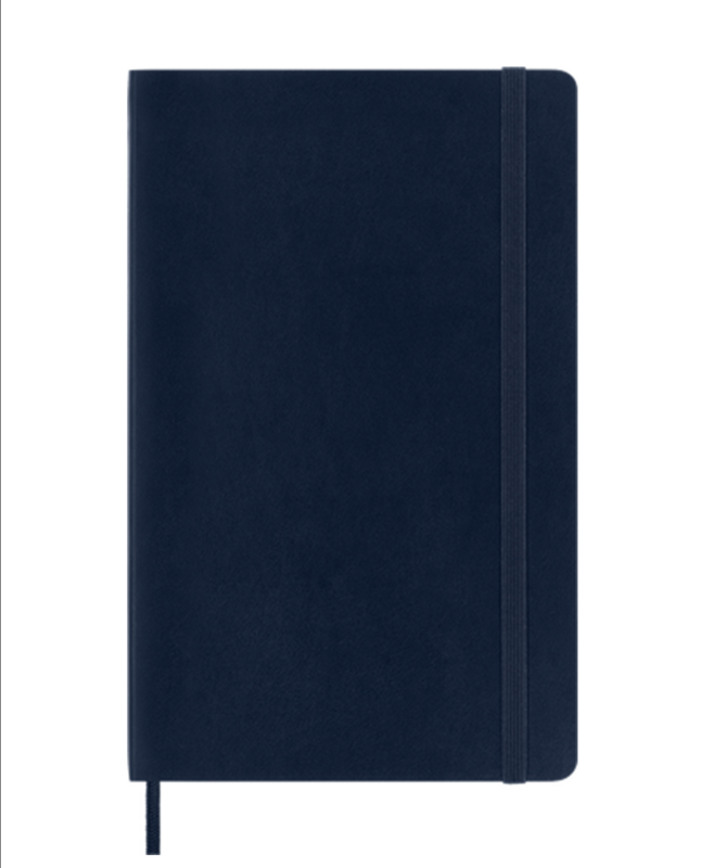 Moleskine Large Sapphire Blue Softcover Dotted Notebook