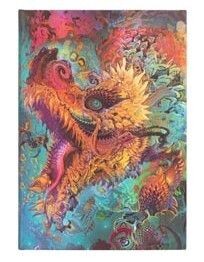 Paperblanks Midi Unlined Notebook - Humming Dragon