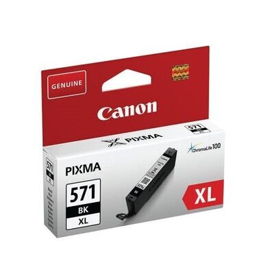 Genuine Canon CLI-571XL High Capacity Black Ink Cartridge