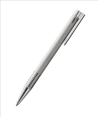 Lamy Brushed Stainless Steel Logo Ballpoint Pen