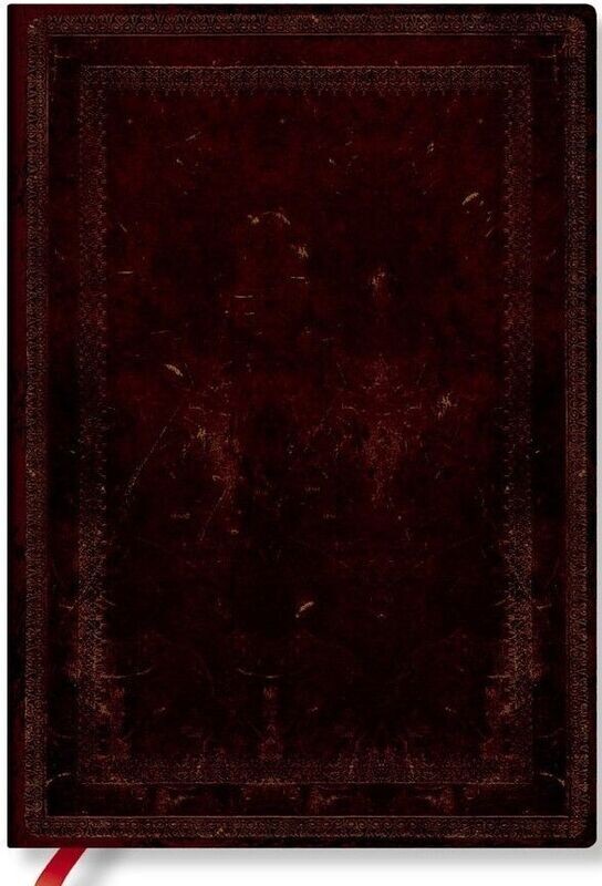 Paperblanks Flexis Softcover Midi Lined Notebook - Black Moroccan