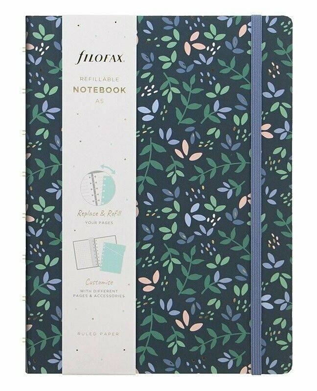 Filofax A5 Notebook - Garden Collection - Dusk