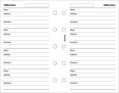 Filofax Mini Contacts