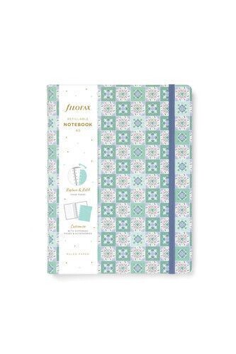 Filofax A5 Notebook -Mediterranean Collection - Mint