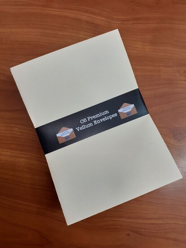 Premium Vellum Laid Envelopes (50 Pack)