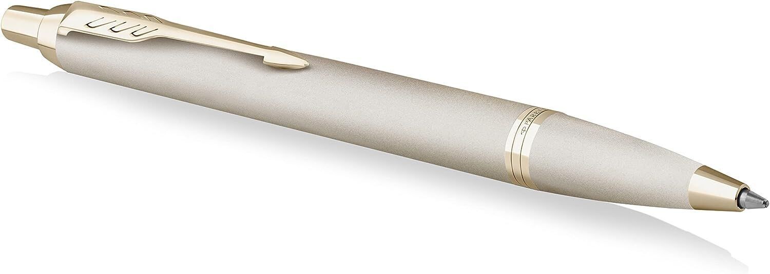 Parker IM Ballpoint Pen - Champagne with Gold Colour Trim Finish