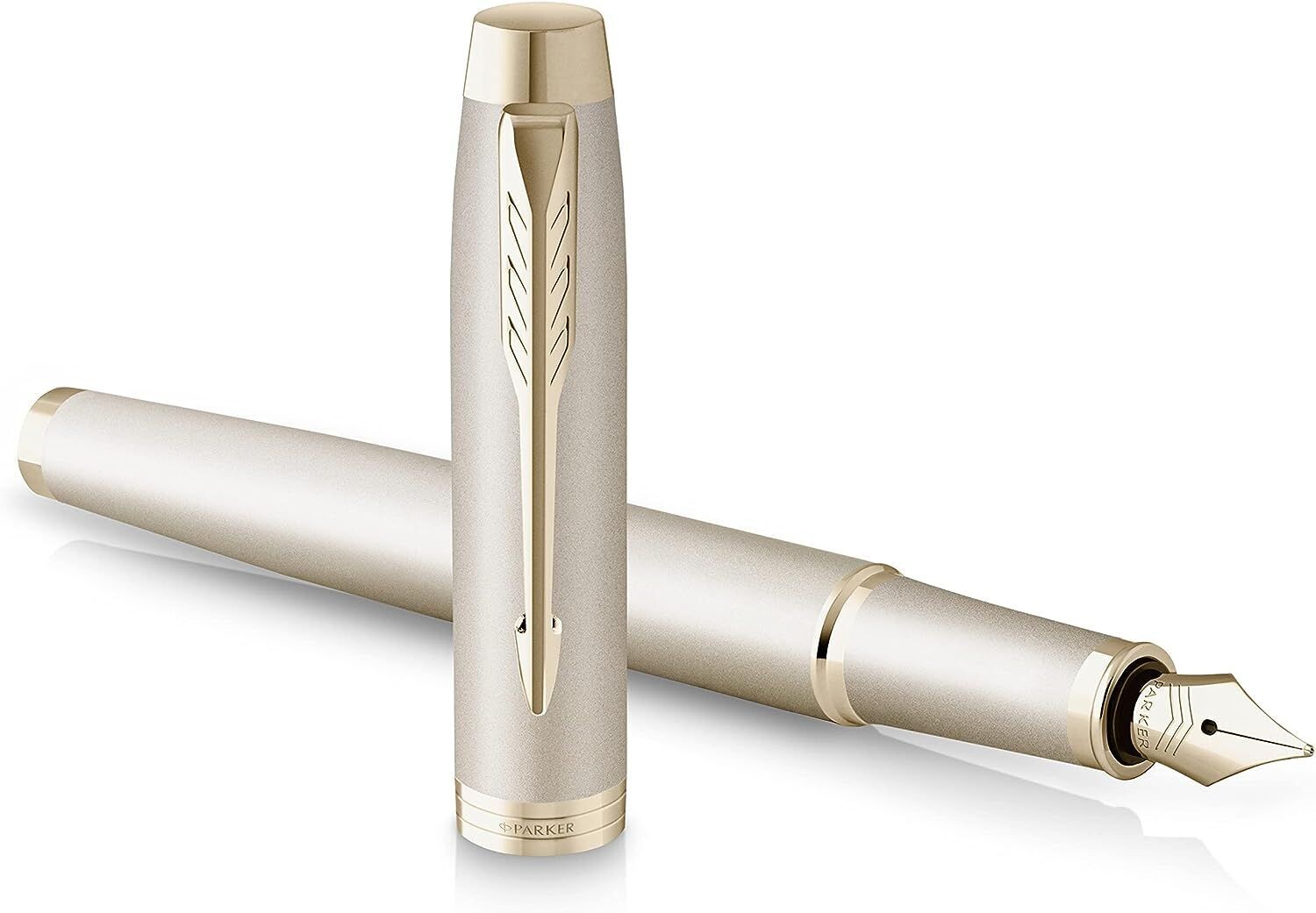 Parker IM Fountain Pen – Champagne with Gold Colour Trim Finish